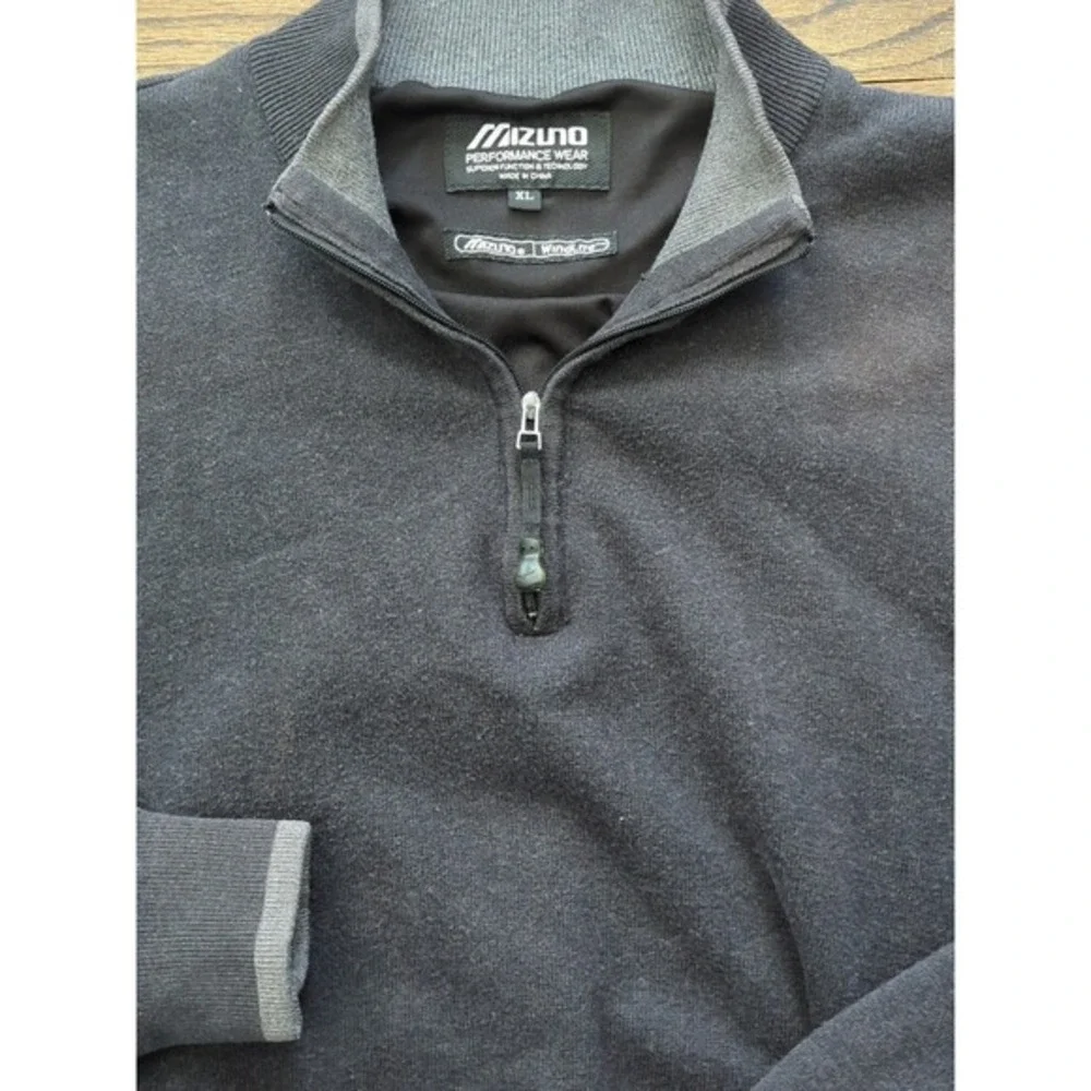 Mizuno Performance Wear WindLite 1/4 Zip Mock Neck Windproof Pullover Sz XL Golf